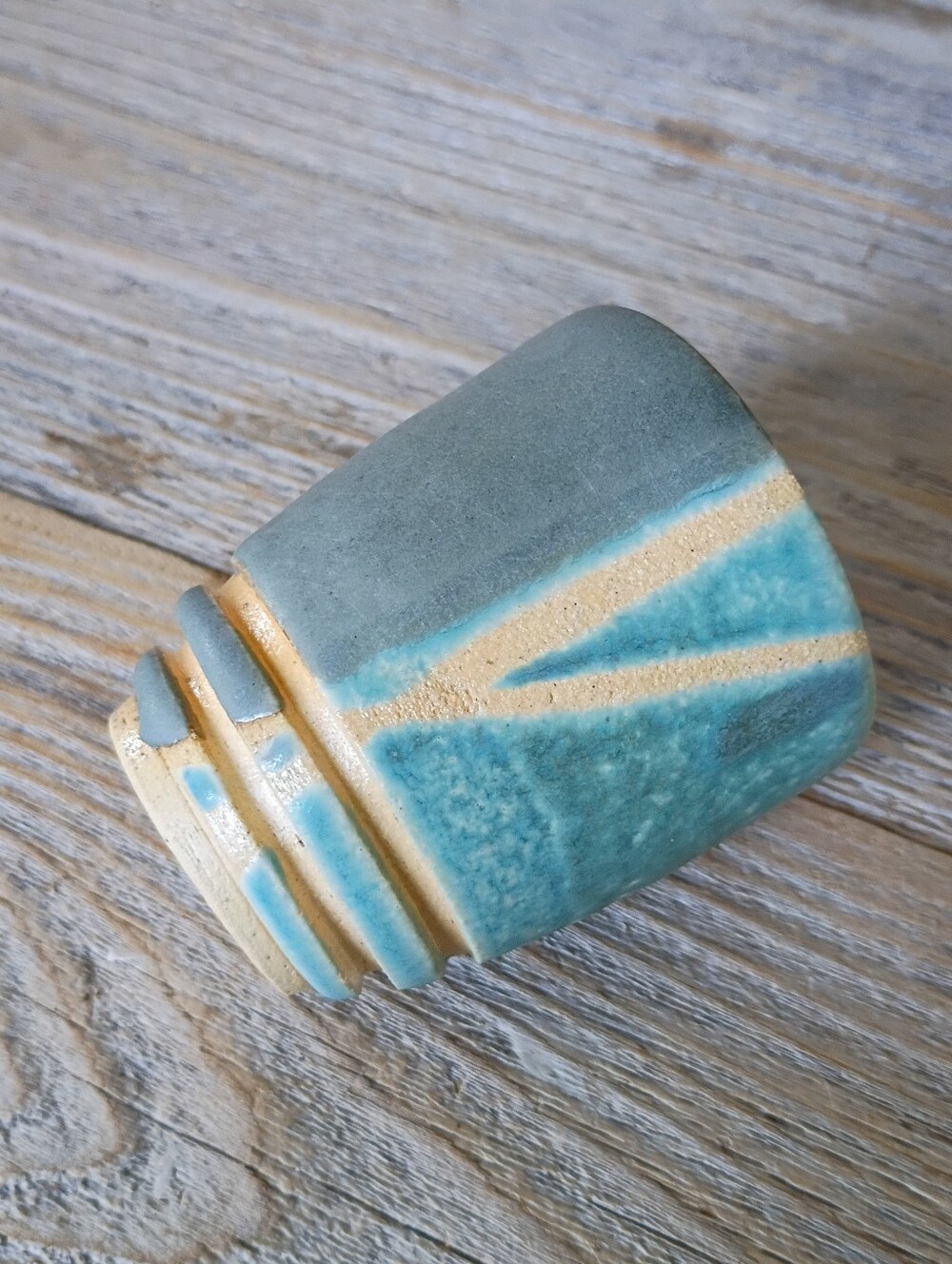 Small Handmade Ceramic Wine Or Whiskey Cup